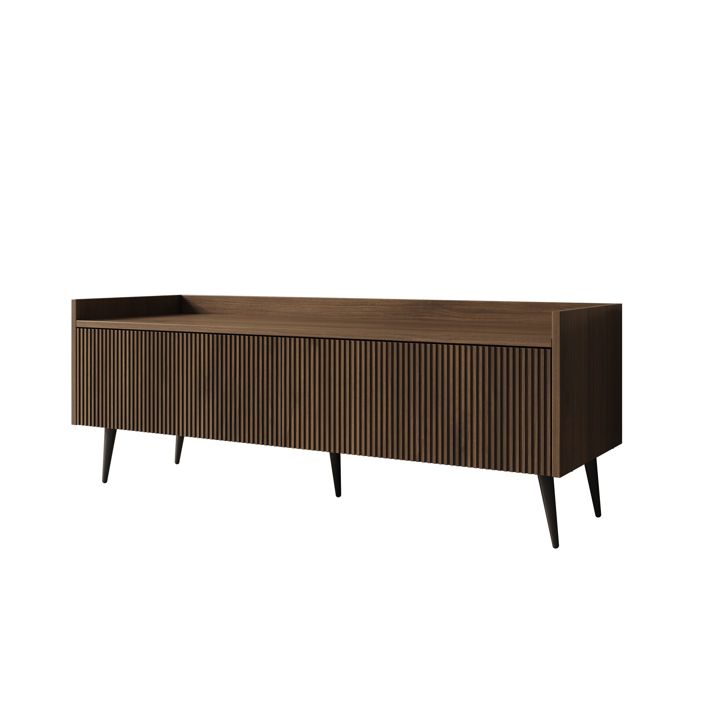 Asty - TV-Meubel - Donker eiken - 121x40x45 cm