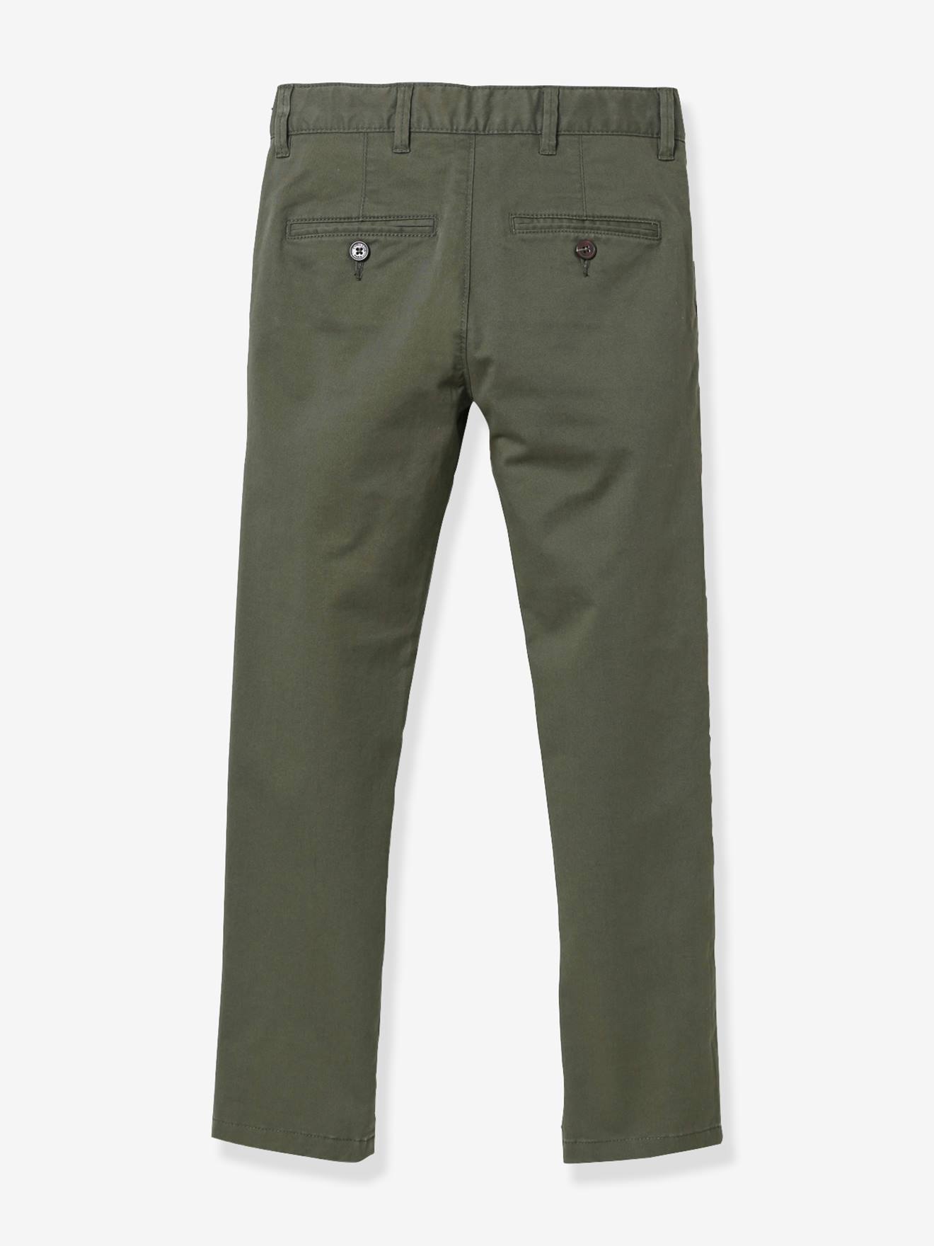 Calças estilo chino para meninos