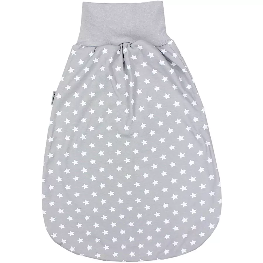 TupTam Baby Strampelsack mit breitem Bund Unwattiert grau