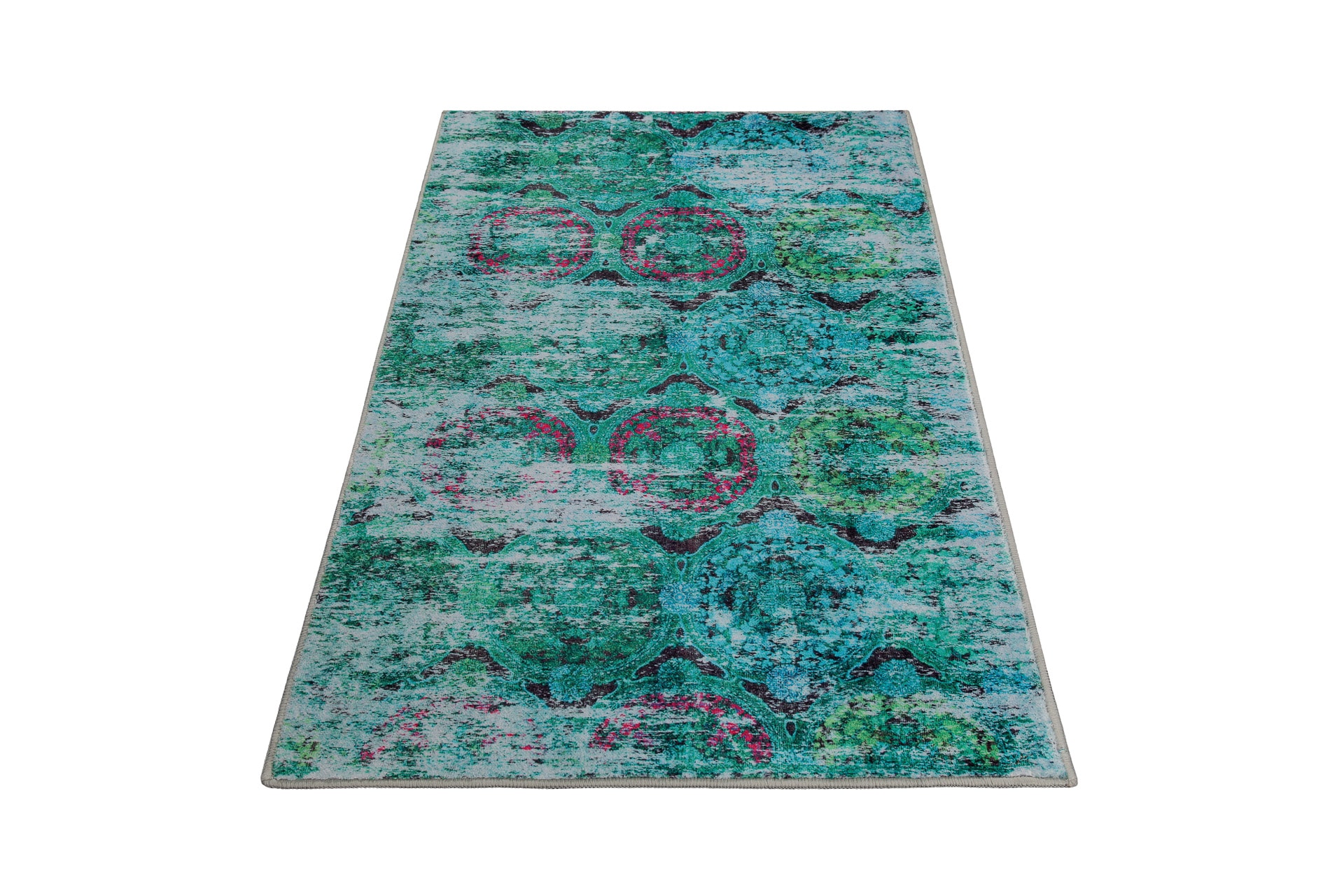 Wecon home Badematte »Beach Front« Höhe 0,5 mm fussbodenheizungsgeeignet Vintage, waschbar, rutschfest, schnell trocknend, robust, Badteppich