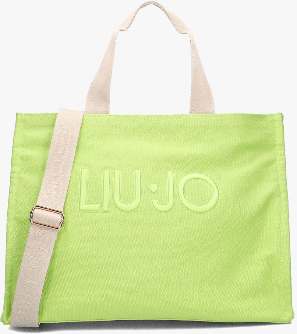 LIU JO groene liu jo shopper canvas bag