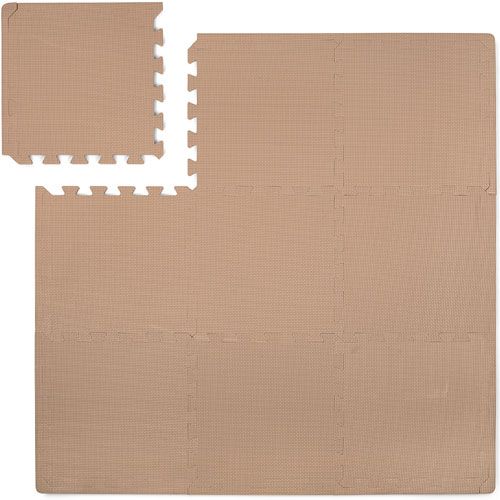 That's mine foam speelmat 100x100 cm - light brown