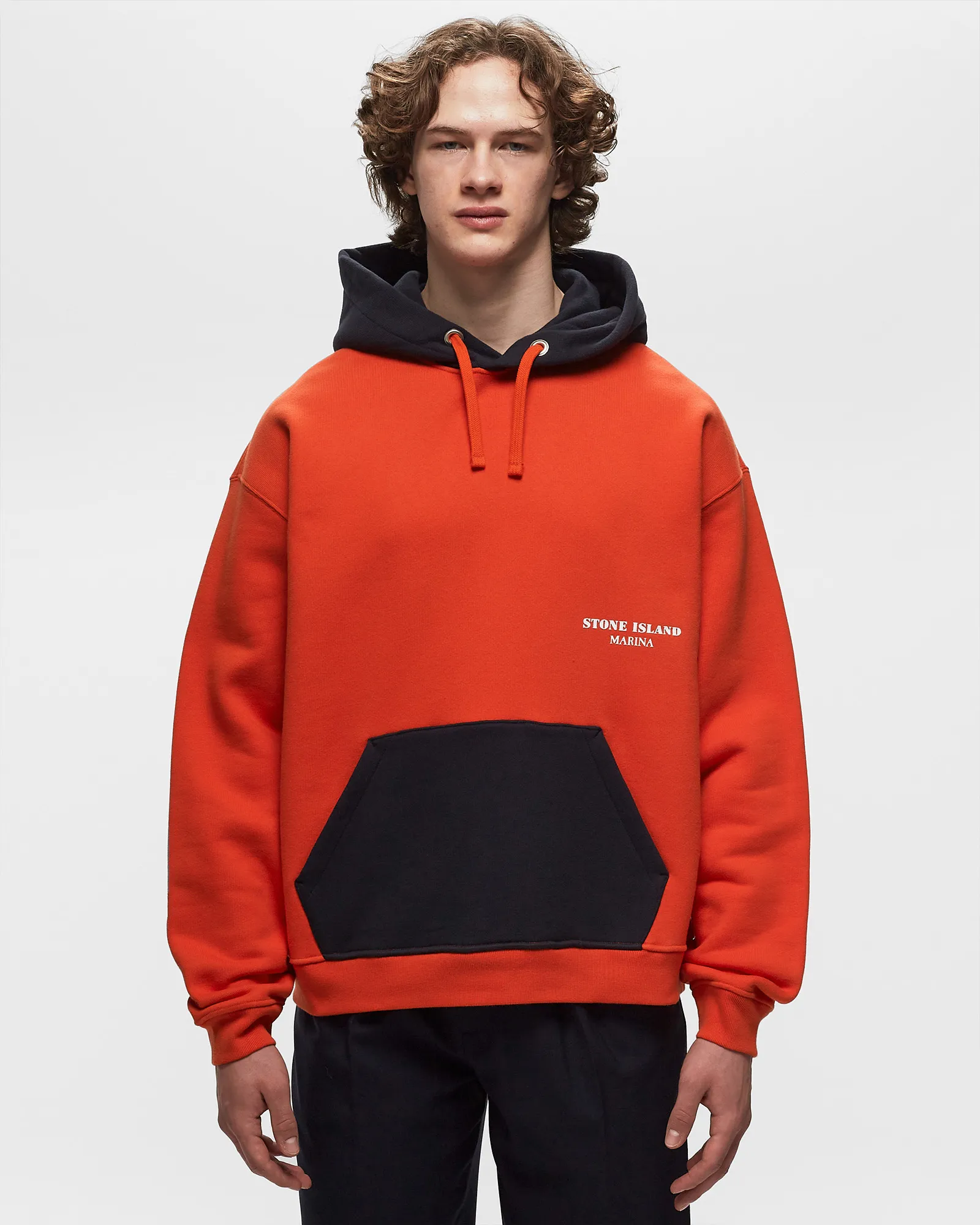 Stone Island SWEAT-SHIRT COTTON FLEECE_ STONE ISLAND MARINA