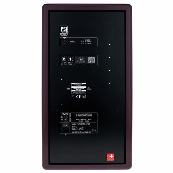 PSI Audio A25-M Studio Red