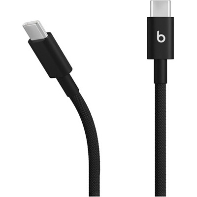 Câble téléphone portable Beats USB-C vers USB-C 1.5 m Noir pour iPhone