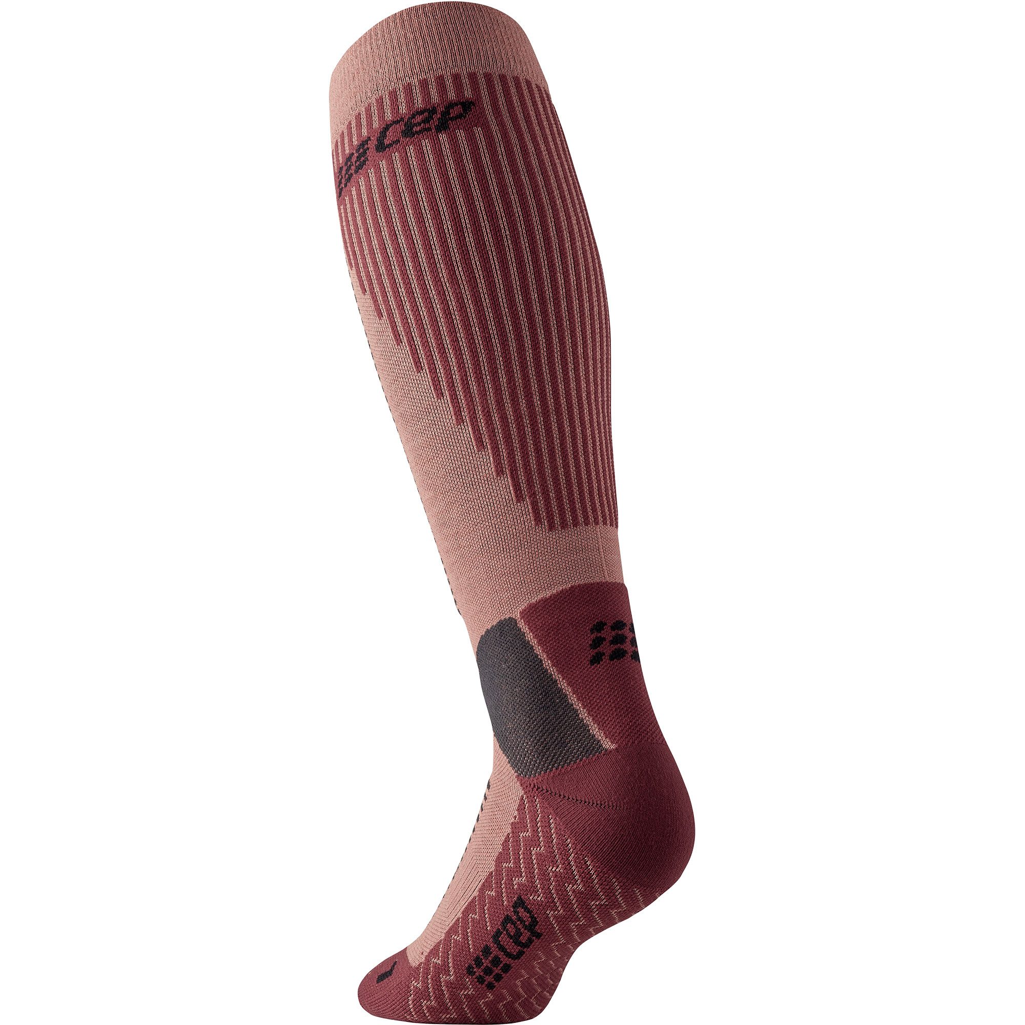 CEP Ski Touring Compression Socks Damen rose