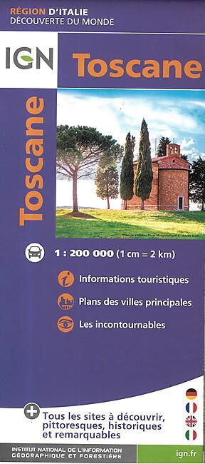 IGN - IGN TOSCANE 1 200 000