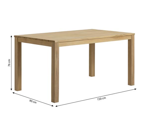 Dehner Holztisch Havanna, ca. B150/H76/T90 cm