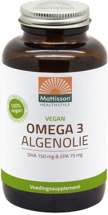 Mattisson Omega-3 Algenolie 180 capsules
