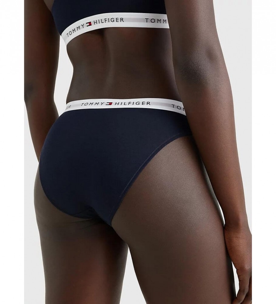 Cuecas Tommy Hilfiger Icons com inscrição azul marinho