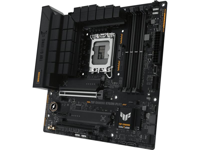 ASUS Mainboard TUF GAMING B760M-PLUS Gaming Micro-ATX-Motherboard mit LGA 1700 Sockel