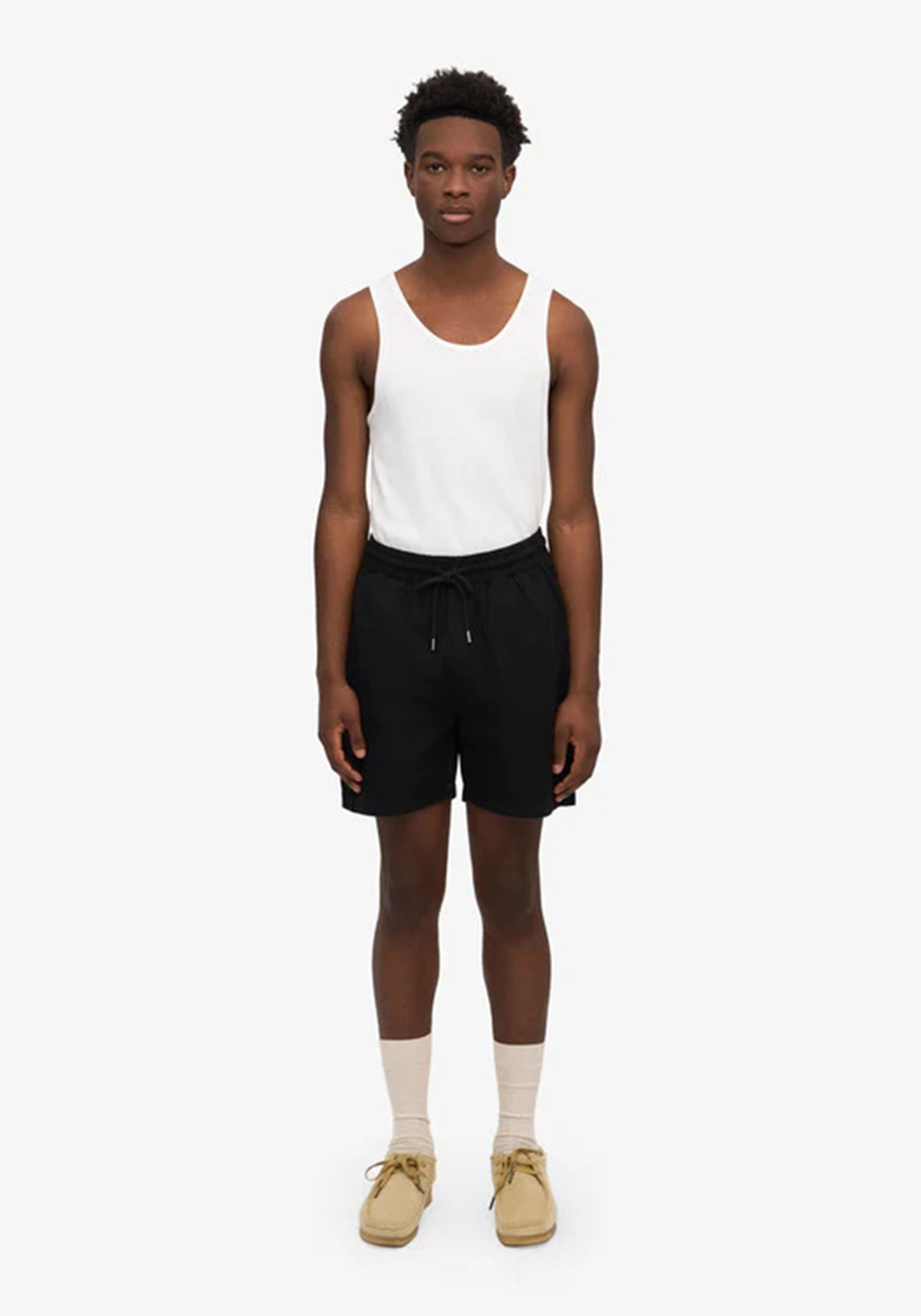 Colorful Standard Herren-Twill-Shorts Deep Black