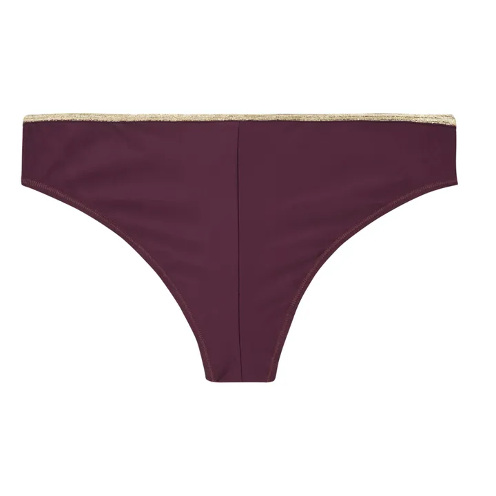 La Nouvelle Bas de Maillot Tanga Mari | Prune