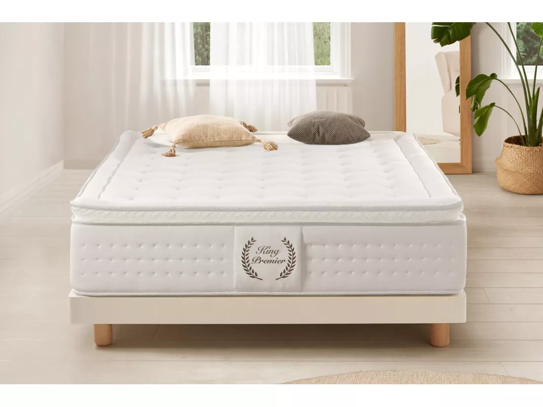 MATELAS KING PREMIER SPRING, RESSORTS ENSACHÉS, 30 cm - Moonia