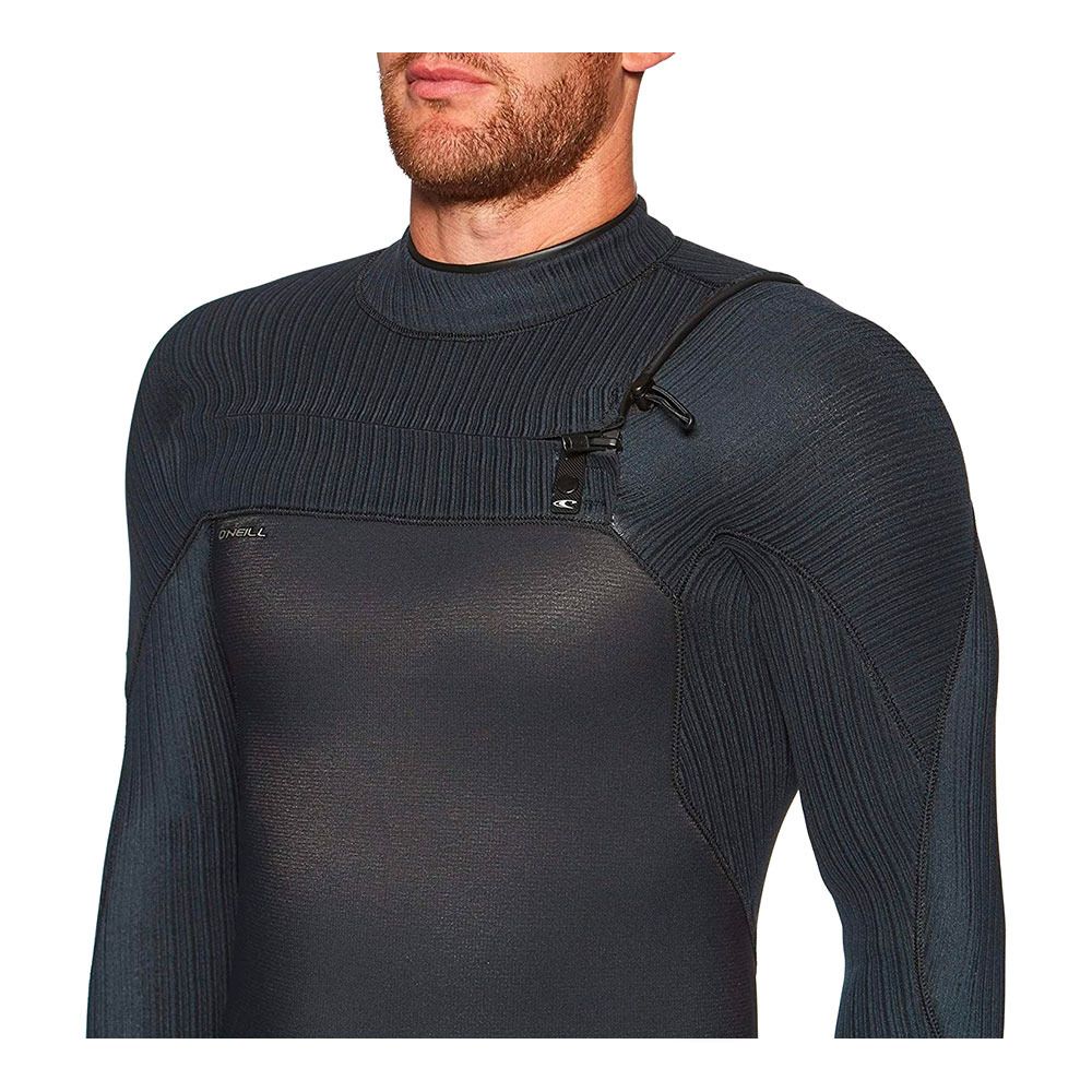 O'Neill HYPERFREAK CHEST ZIP FULL - Combinaison intégrale 4/3+mm Homme black/black