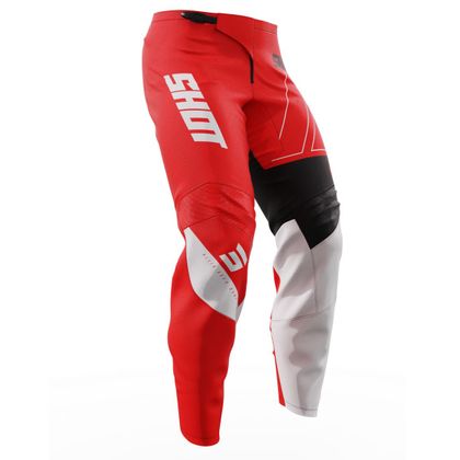 Pantalon cross Shot KID DRAW - RUSH - Rouge