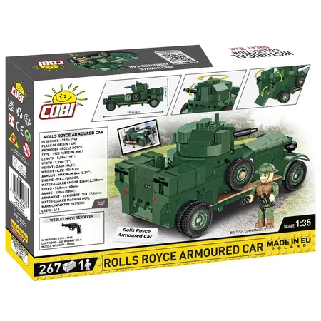 Cobi 2988 Historical Collection - Rolls-Royce Armoured Car 1920 Pattern Mk I