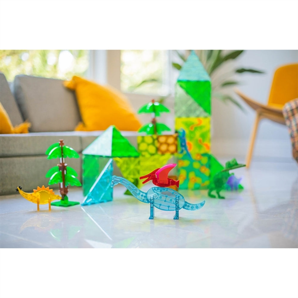 Køb Magna-Tiles® Dino World XL - Magnetsæt 50 Dele