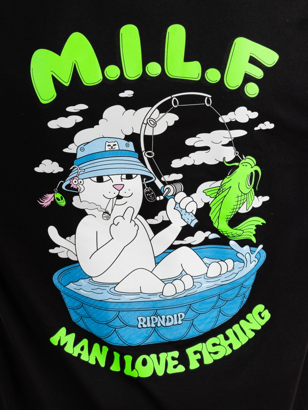 RIPNDIP M.I.L.F. T-Shirt black