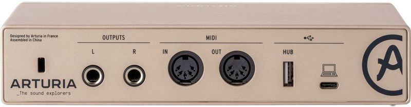 Arturia MiniFuse 2 - USB Audio Interface - Champagne