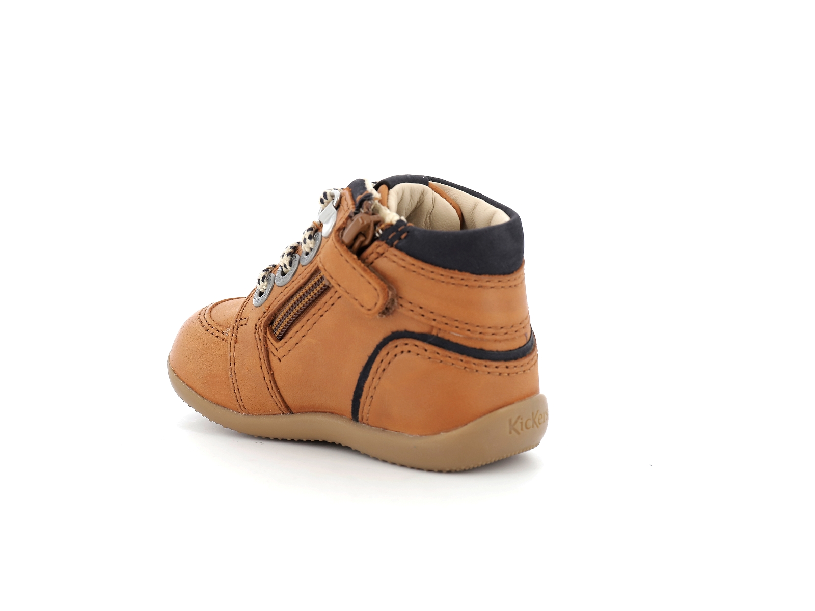 Kickers-BINS MOUNTAIN 878601 Cuir Camel