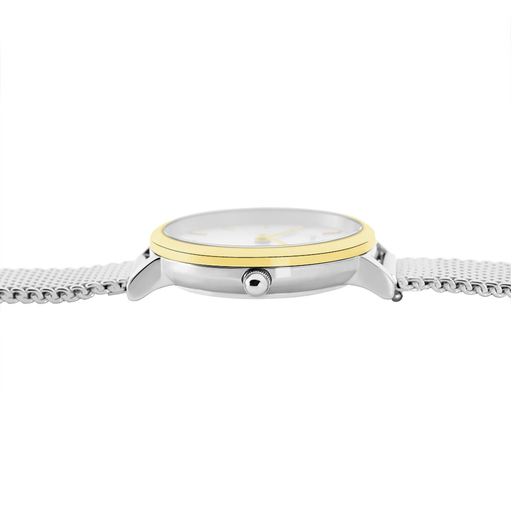 Montre Lannier Pierre Nova Acier Argenté