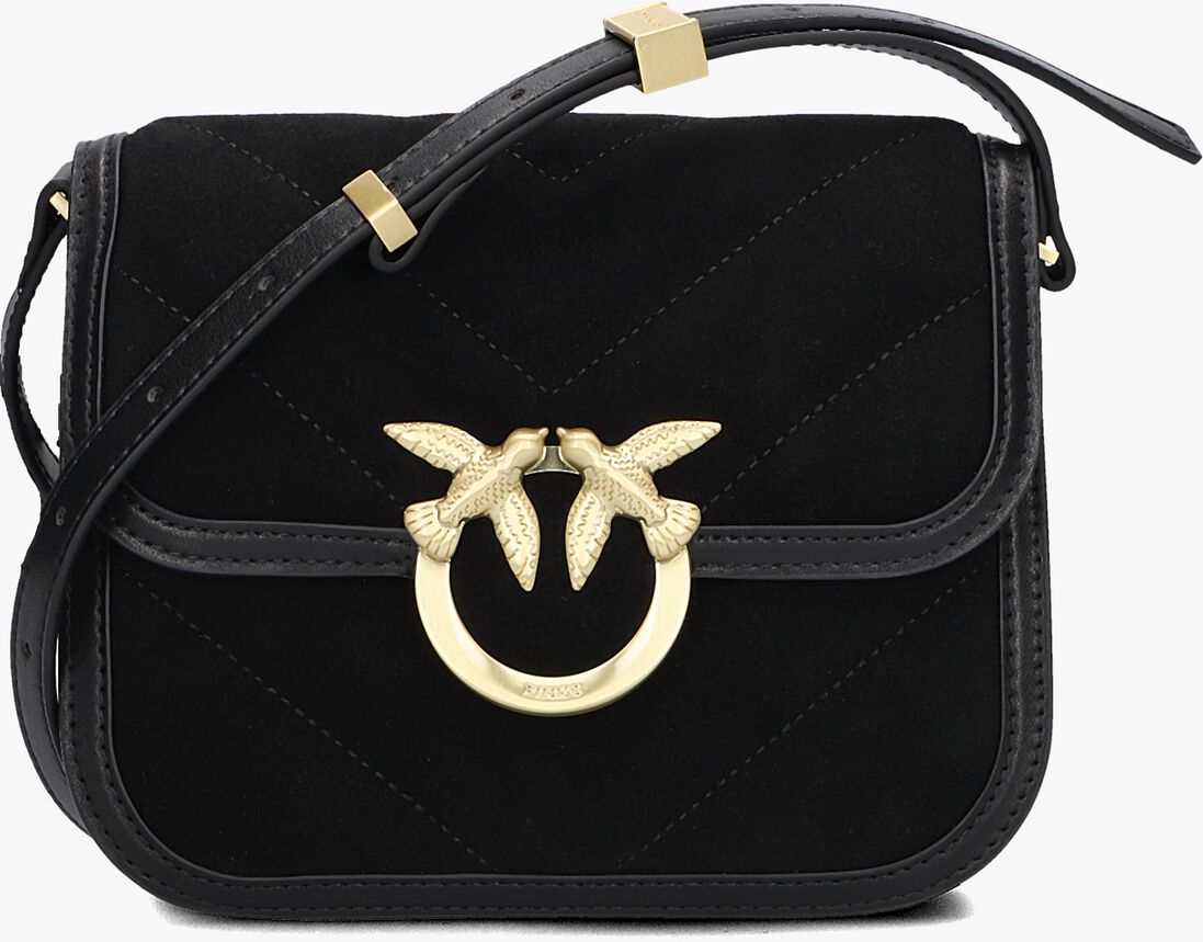 zwarte pinko schoudertas love box baf