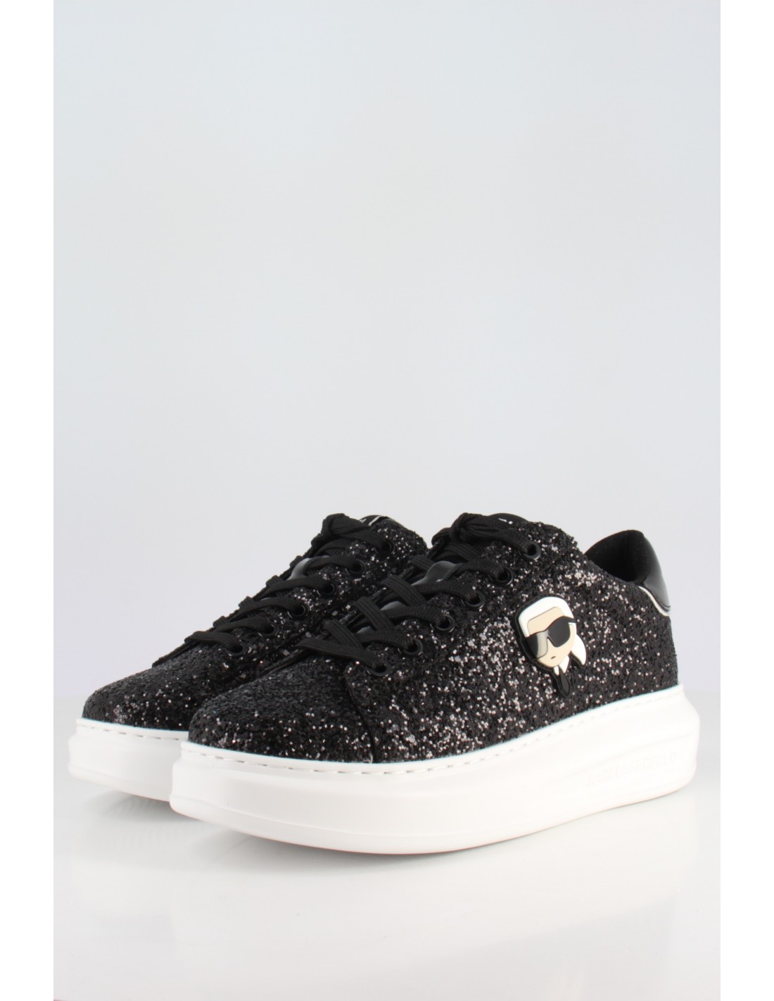 karl lagerfeld Baskets de ville Femme Kapri Karl NFT Lo Lace Noir Paillettes