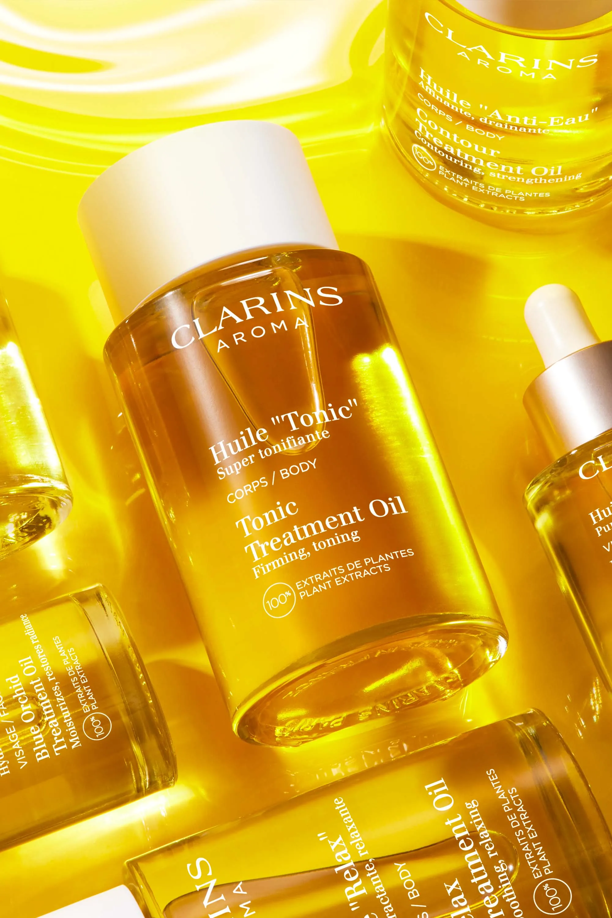 Clarins Huile corps tonifiante & raffermissante Tonic-100 ml