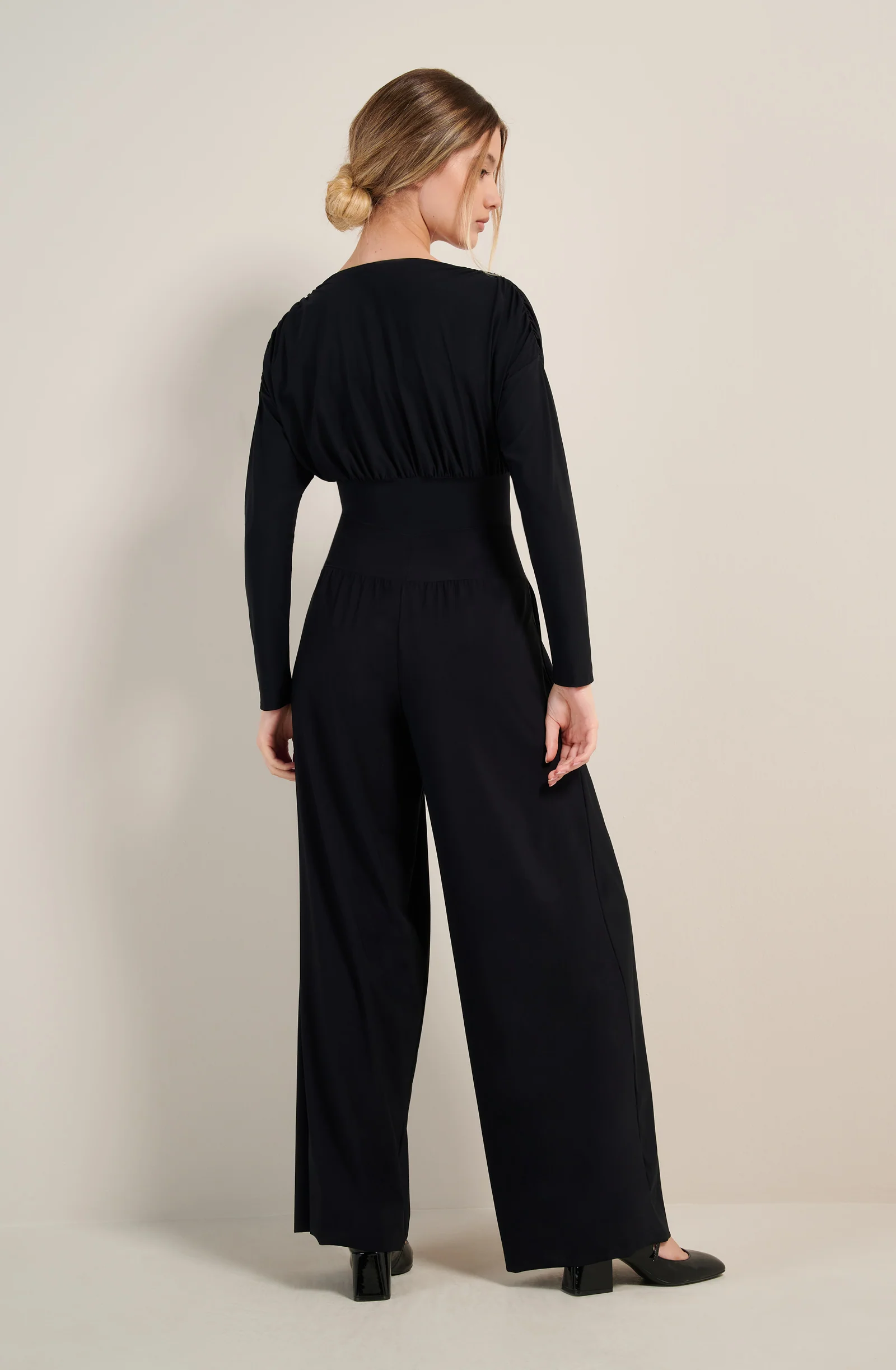 panna Pantalon à plis noir Noir