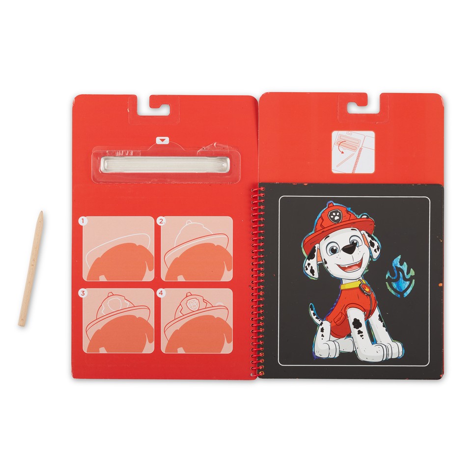 Melissa & Doug - PAW Patrol Scratch Art - 3-Pack (Chase, Skye, Marshall)