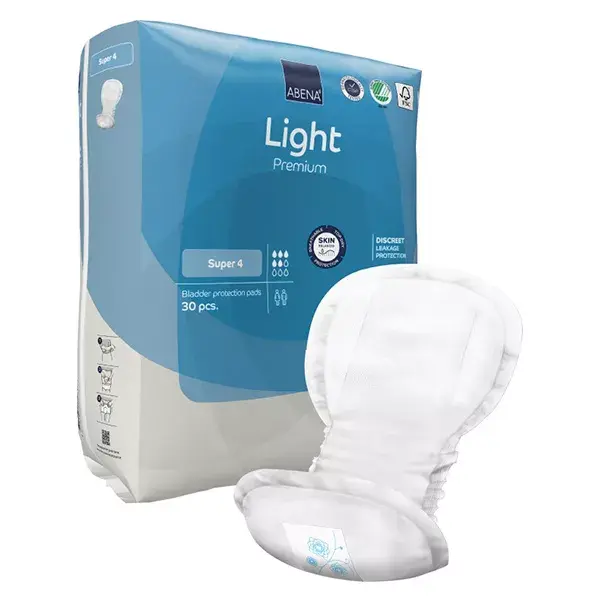 Abena Frantex Light Premium Proteção Adesiva Super 4 30 unidades