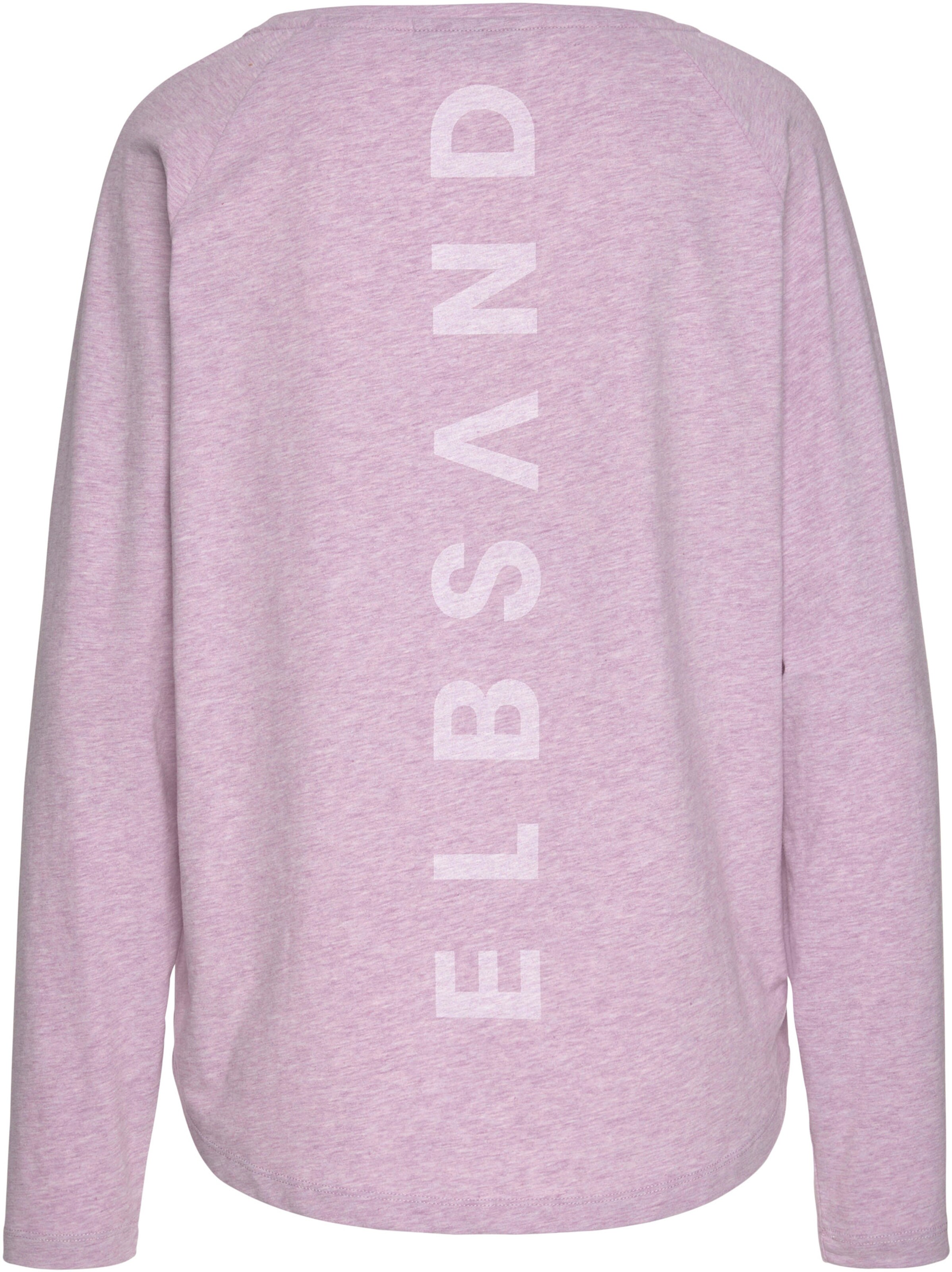 Elbsand Longsleeve in lila meliert