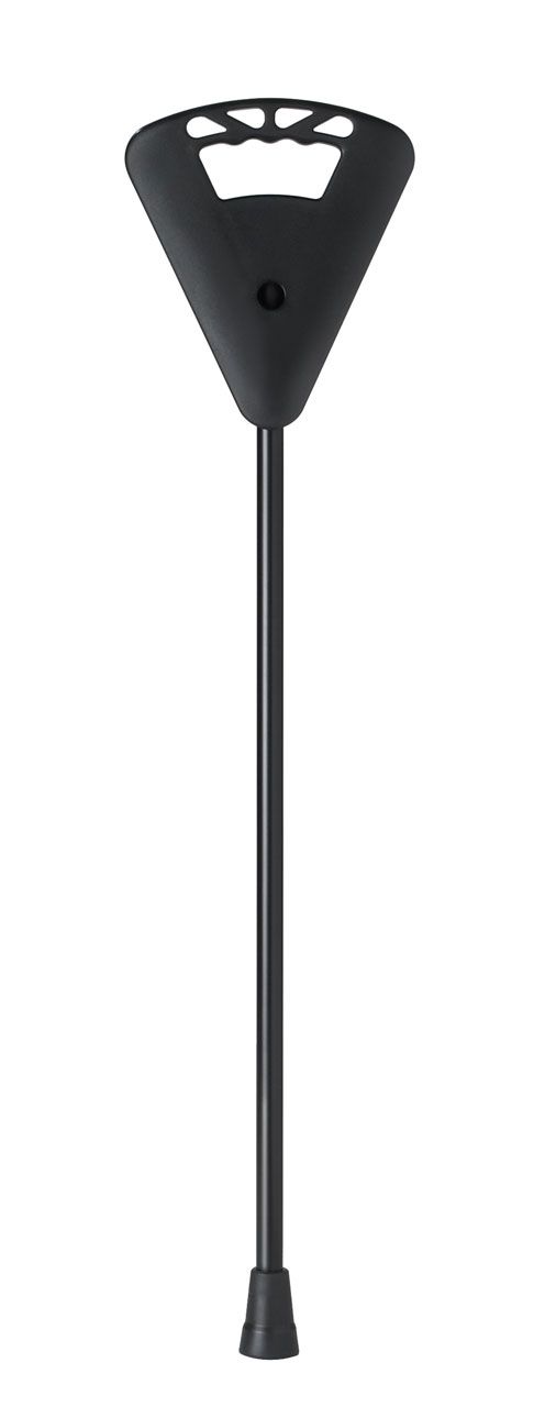 Gehstock mit Sitz schwarz Standardlänge für Körpergrößen von 170 bis 180 cm