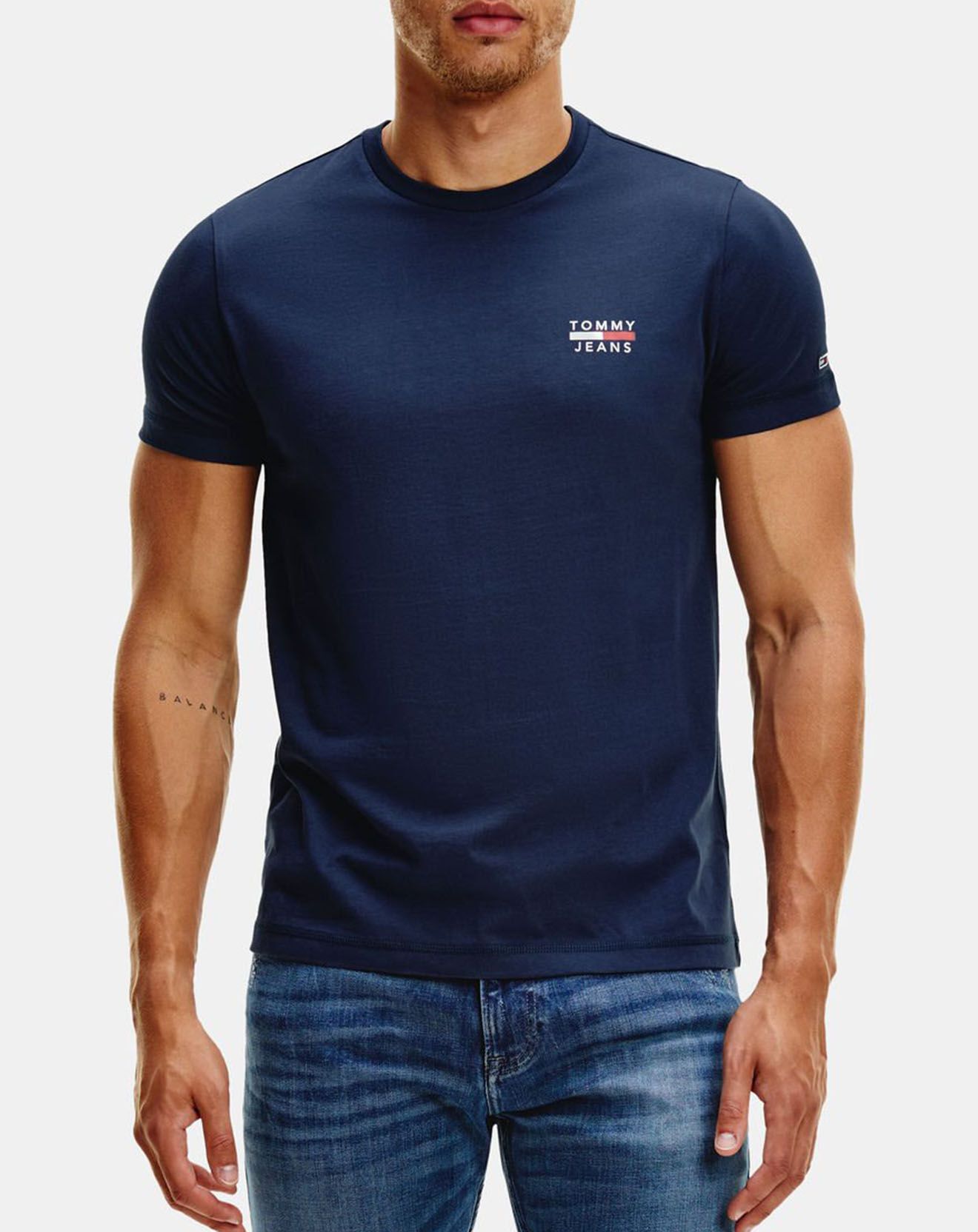 Tommy Jeans T-Shirt Chest Logo bleu marine