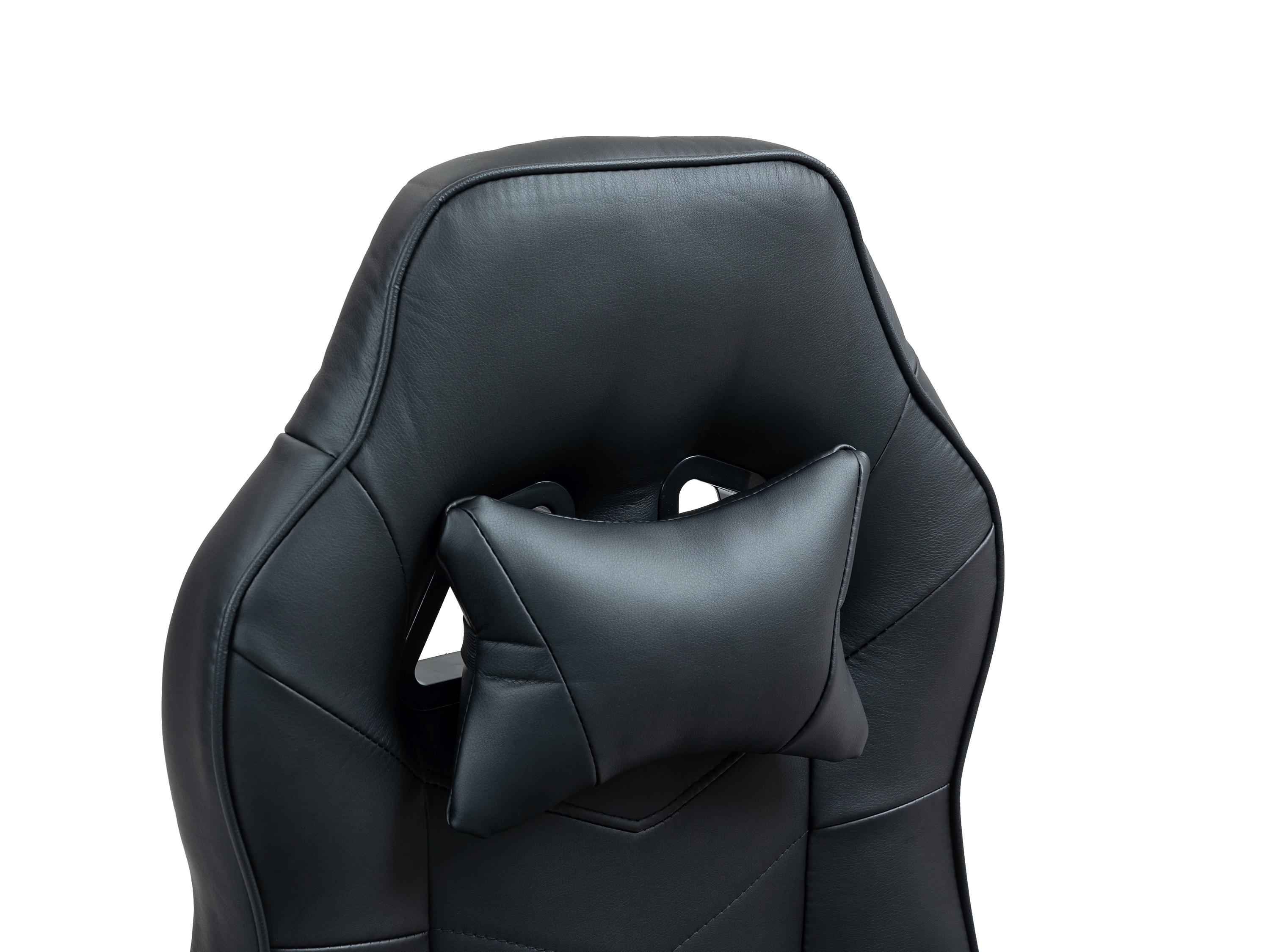 Gamingstuhl Bürostuhl Leder mit Massagefunktion ITAN schwarz