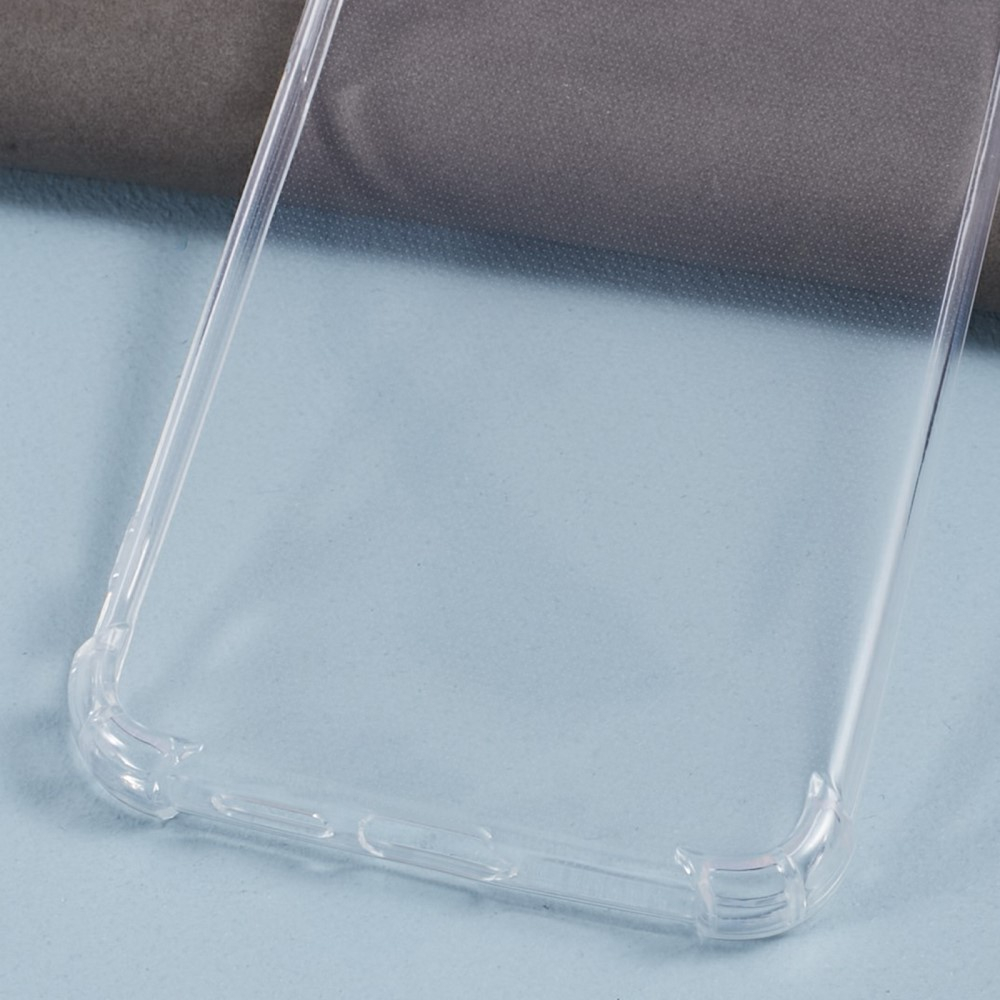 Samsung Galaxy S24 Gummi Hülle Air Cushion Fallschutz   Kameraschutz - Transparent (Matt)
