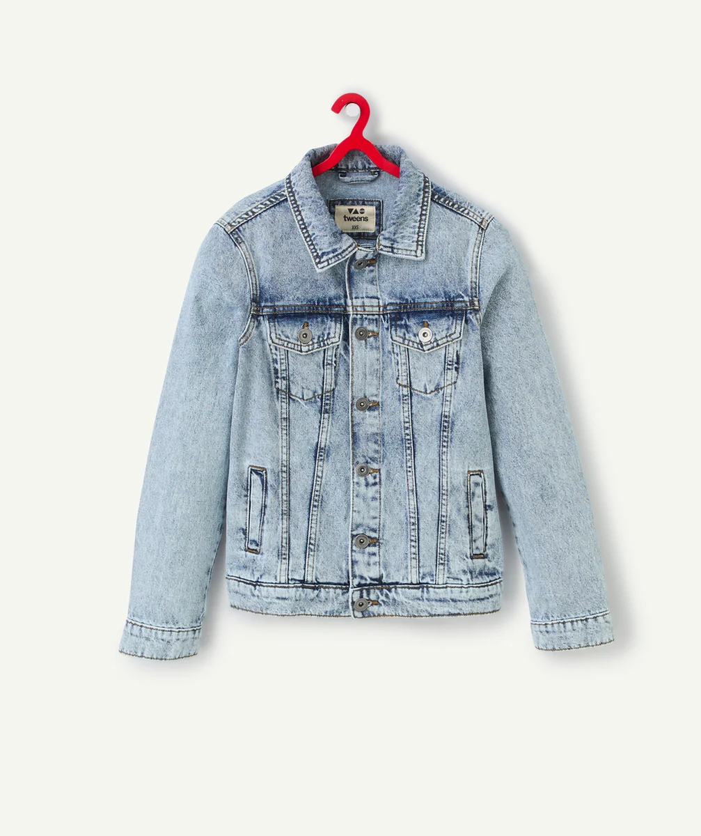 veste garçon en denim low impact
