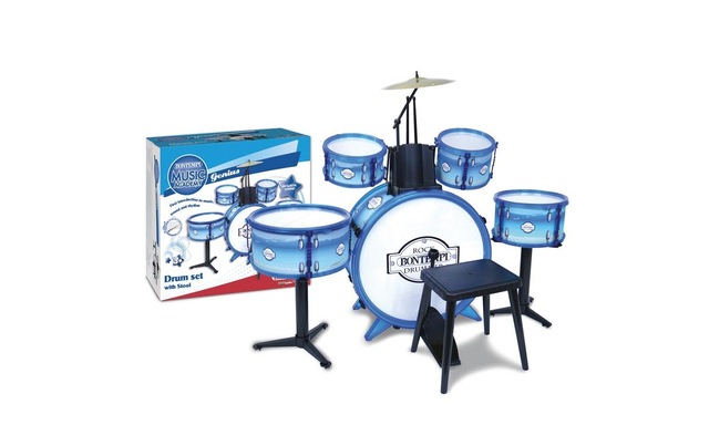 Bontempi Spielzeug-Musikinstrument »Schlagzeug blau«