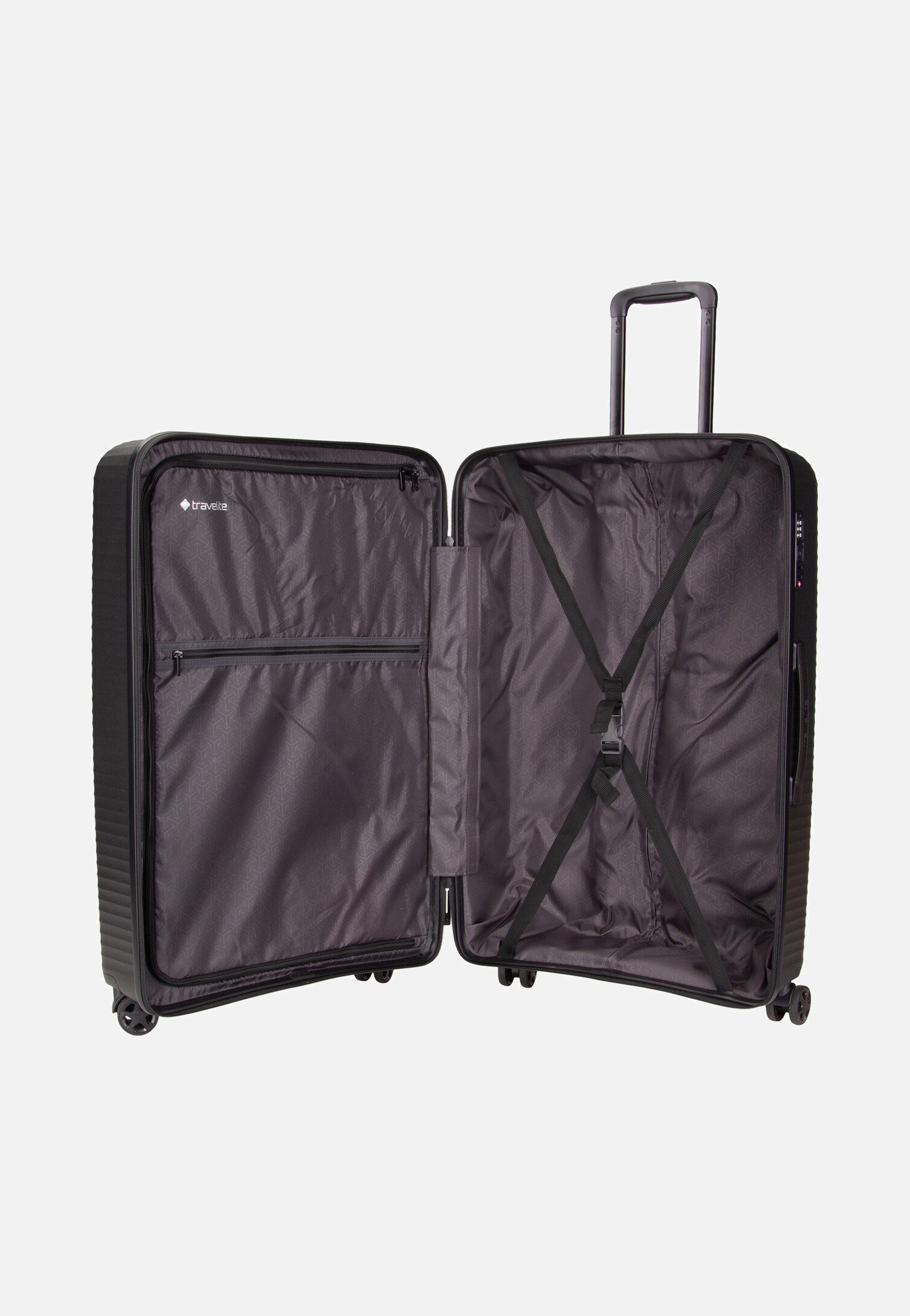 Air Stripe Trolley 4w L Black - Koffer