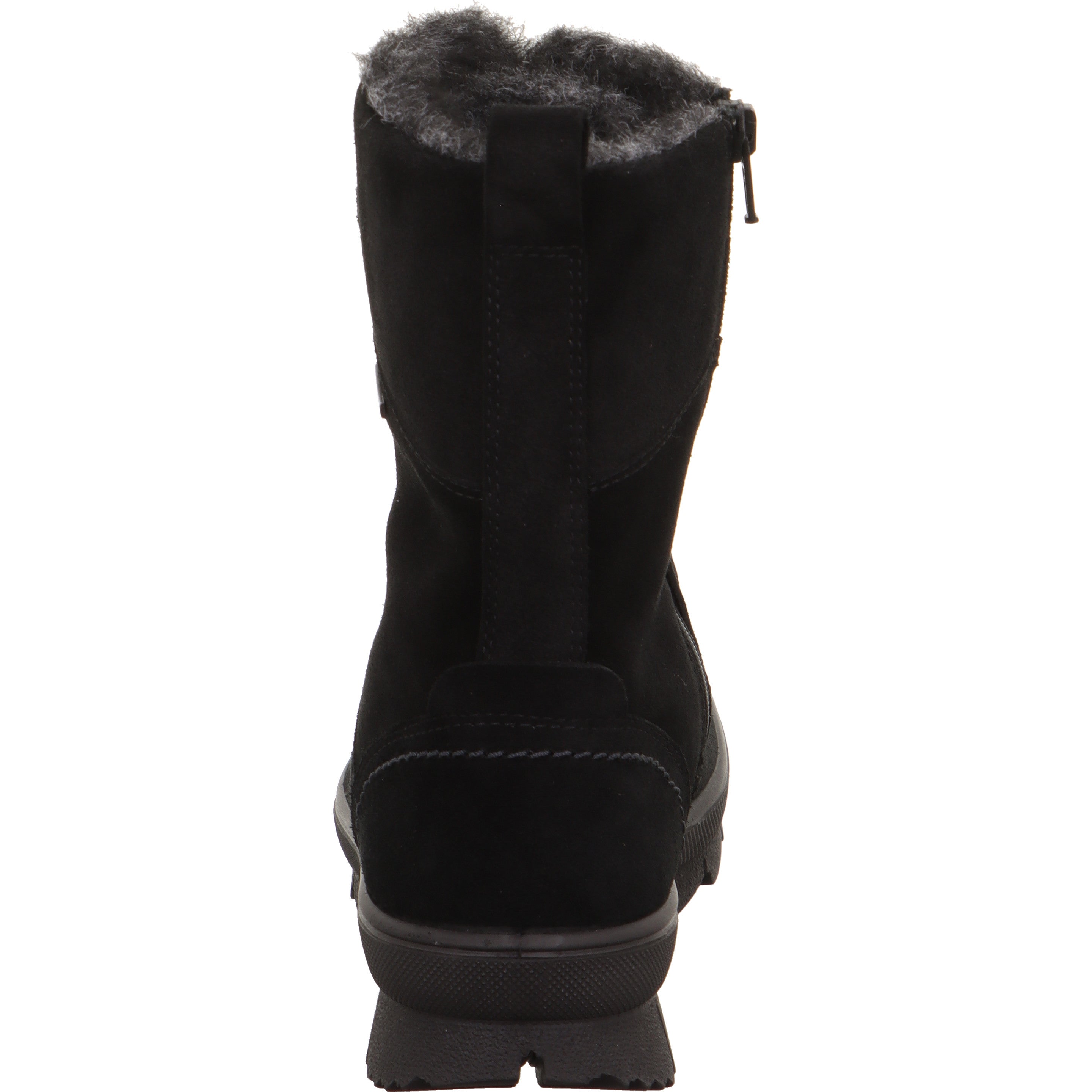 legero NOVARA Damen  Schnürboots mit Reißverschluss - Farbe: Schwarz - Größe: 5.5