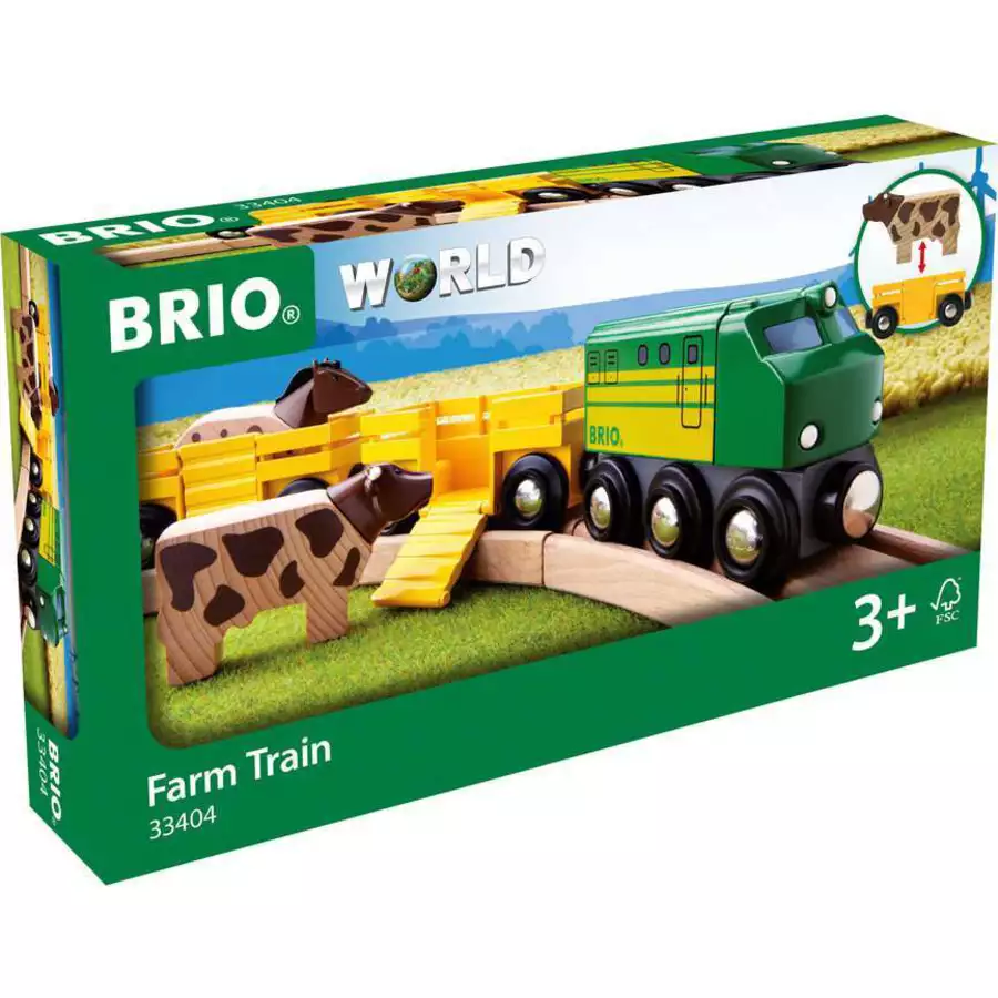 Brio Bauernhof-Zug bunt