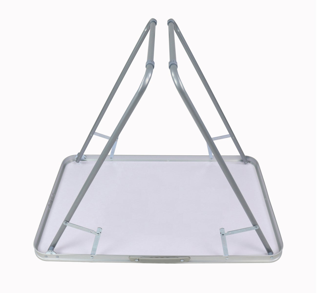 Opvouwbare kampeertafel/tuintafel, 80x53 cm, wit