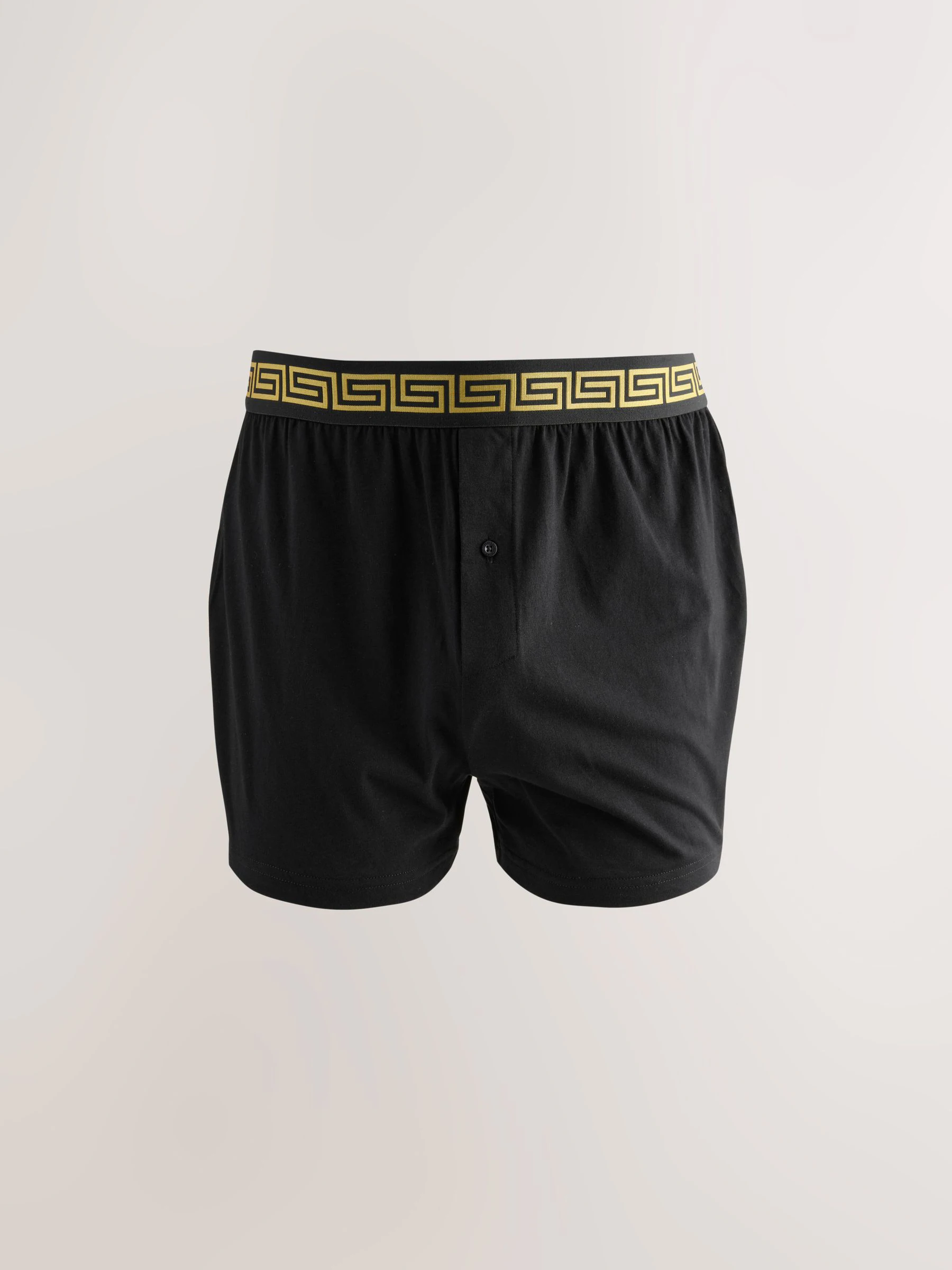 Zwart metallic tailleband - Verpakking van 5 - Ruimvallende Boxers