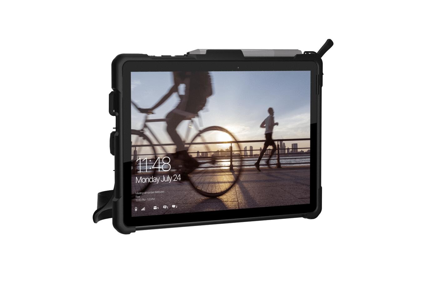 Tablet Back Cover Plasma Surface Go / Go 2Robuste Tablet-Schutzhülle mit Handschlaufe und Schultergurt