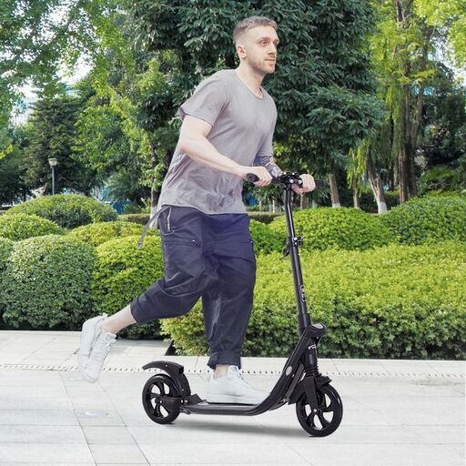 Patinete dobrável Homcom AA1-059BK