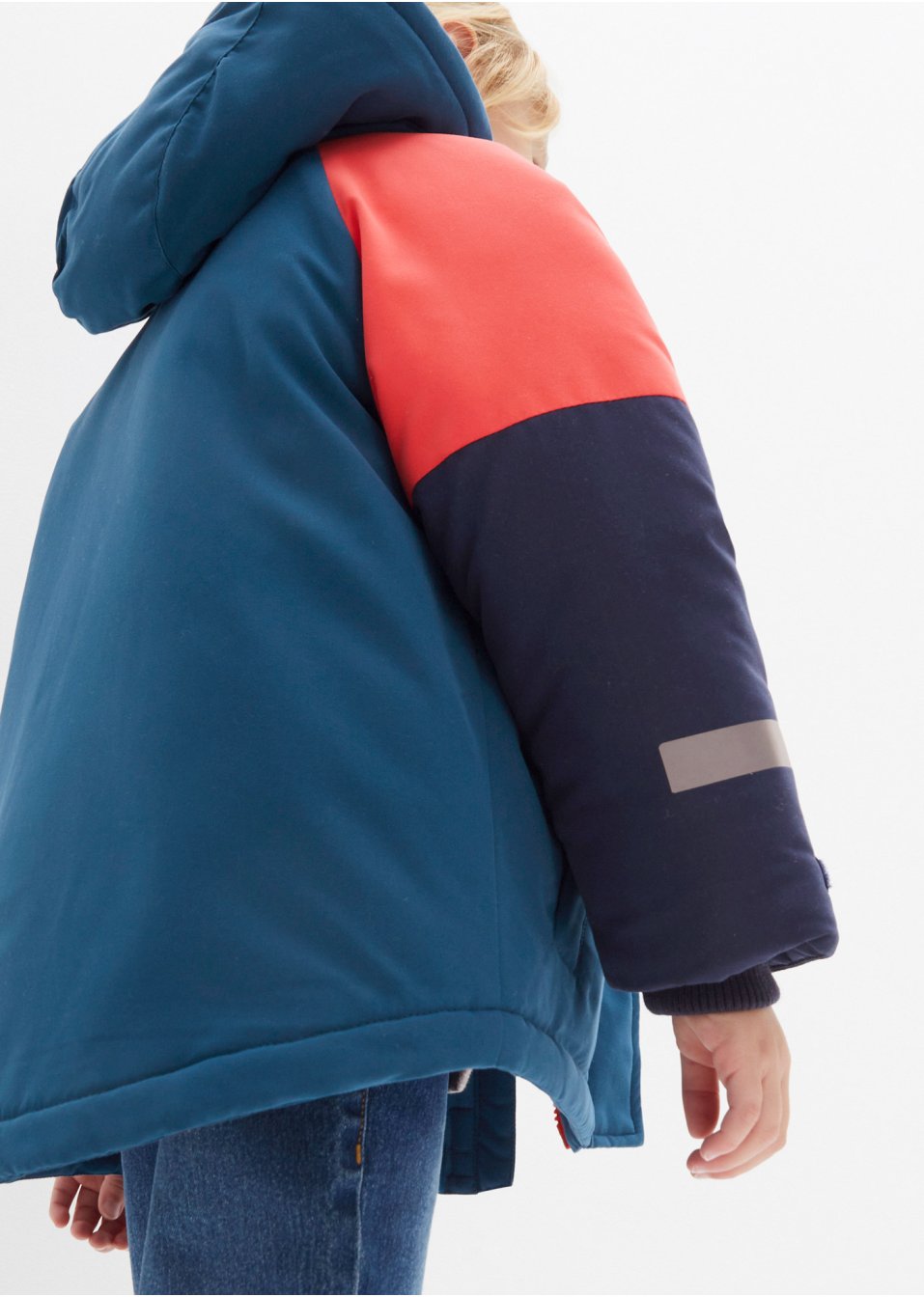 Veste hiver fille style color block