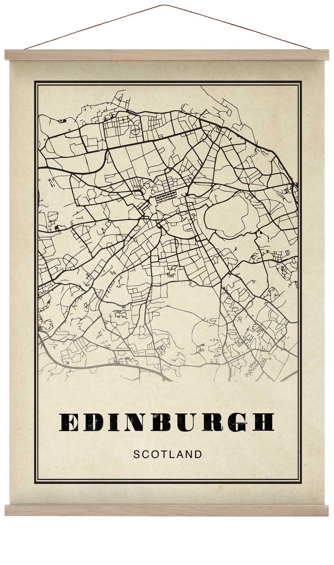 Edinburgh Stadt Sepia