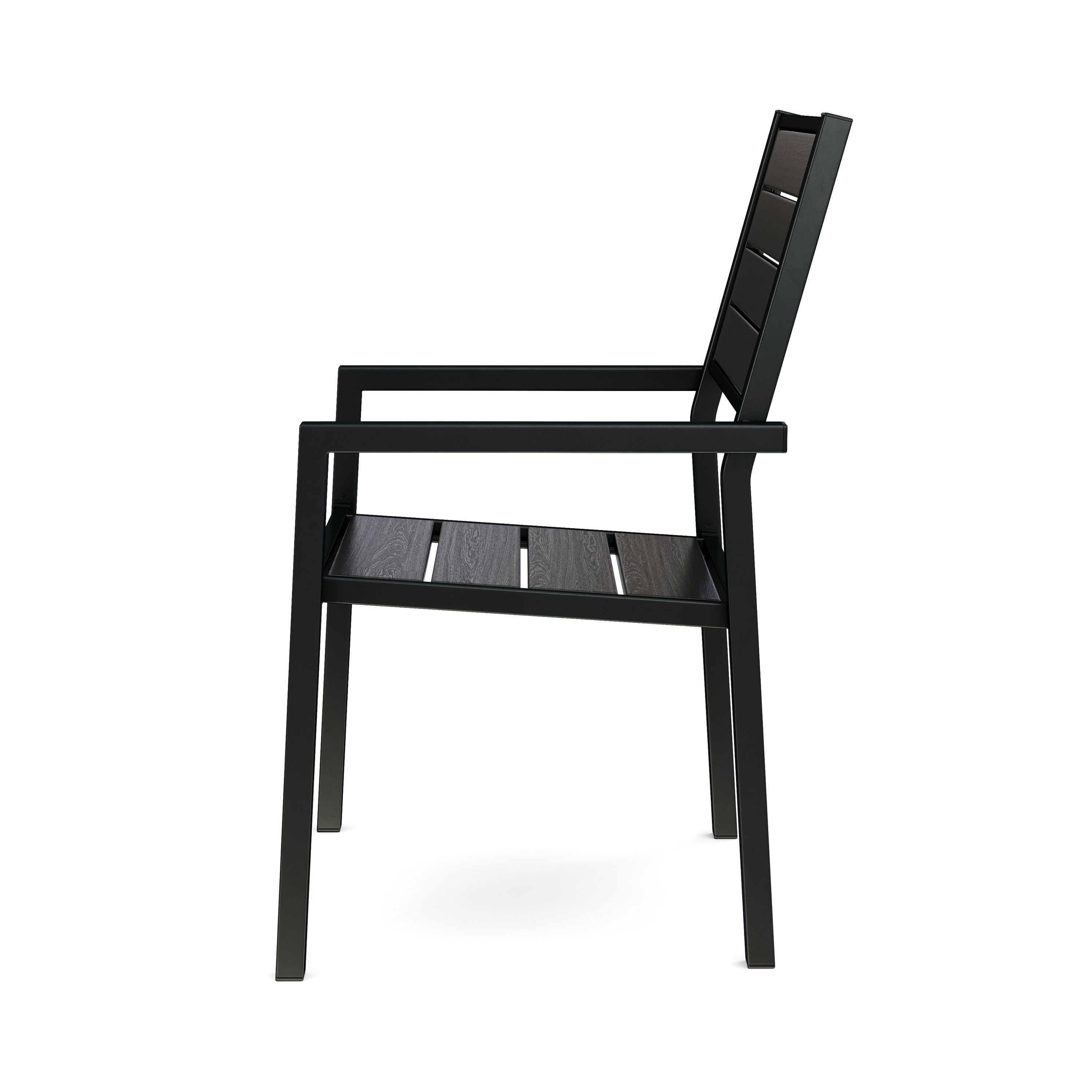 Gartenstuhl PELO 2er Set schwarz