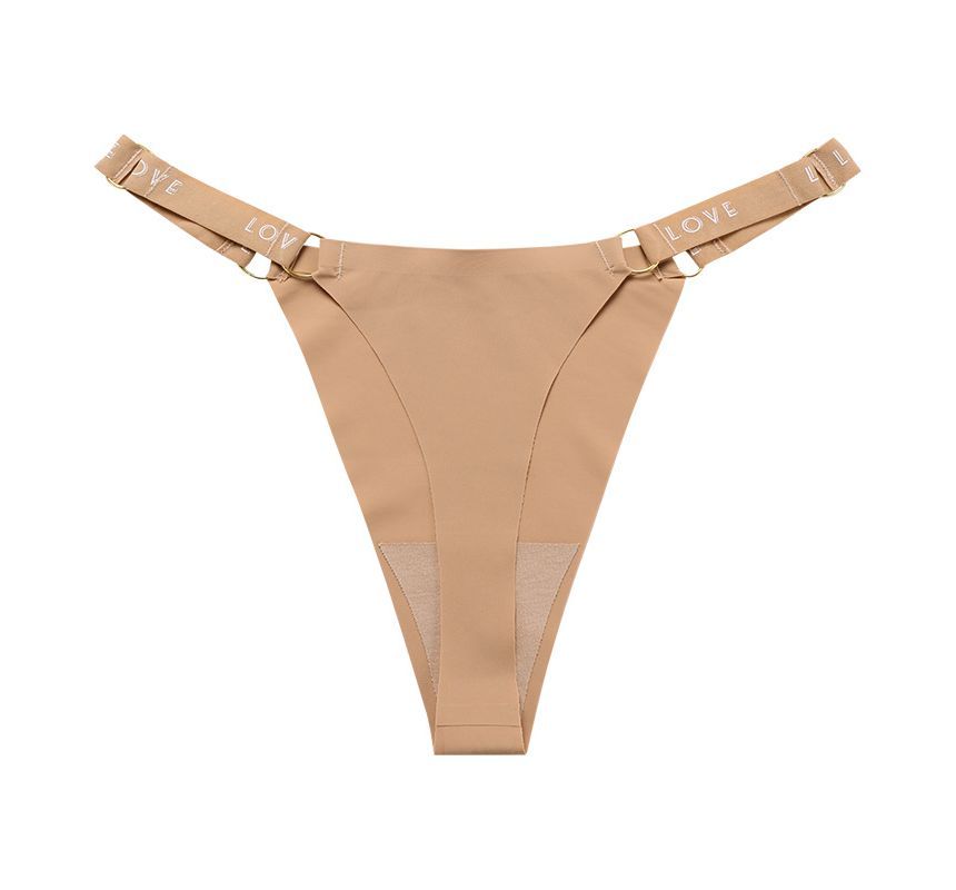 Rosesand - Naadloze string met letterprint